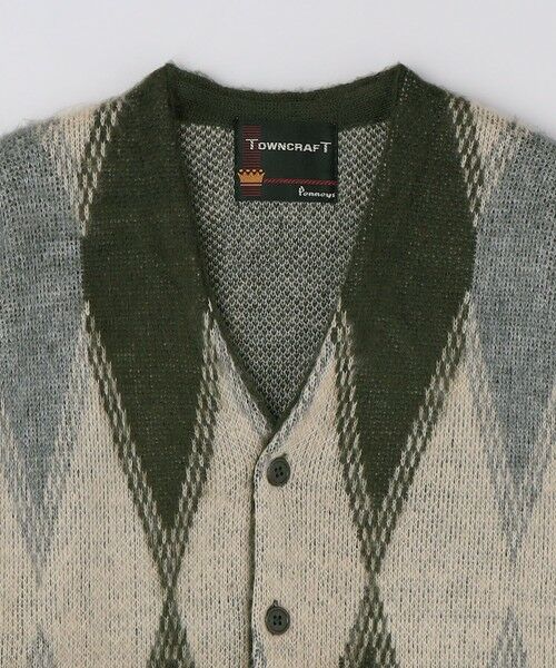 SHIPS / シップス カーディガン・ボレロ | TOWNCRAFT: SHAGGY VINTAGE PATTERN V CARDIGAN | 詳細3