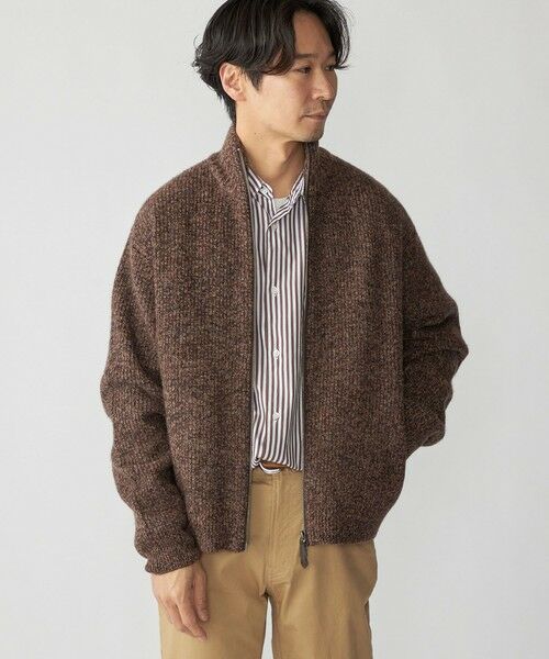 SHIPS / シップス カーディガン・ボレロ | SHIPS: ウール ドライバーズ ジップ カーディガン | 詳細6