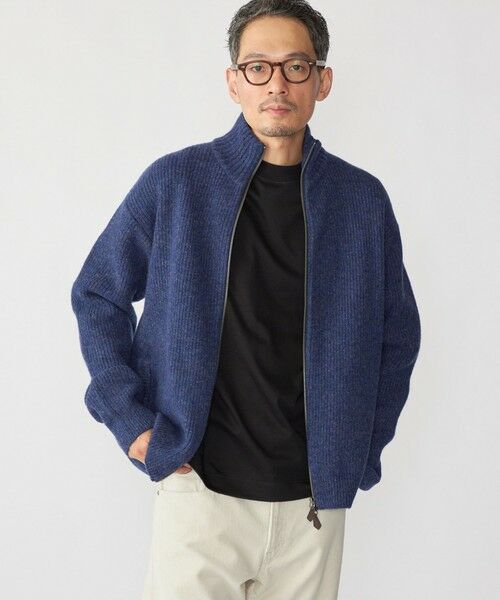 SHIPS / シップス カーディガン・ボレロ | SHIPS: ウール ドライバーズ ジップ カーディガン | 詳細13