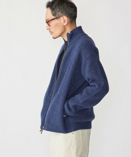 SHIPS / シップス カーディガン・ボレロ | SHIPS: ウール ドライバーズ ジップ カーディガン | 詳細14