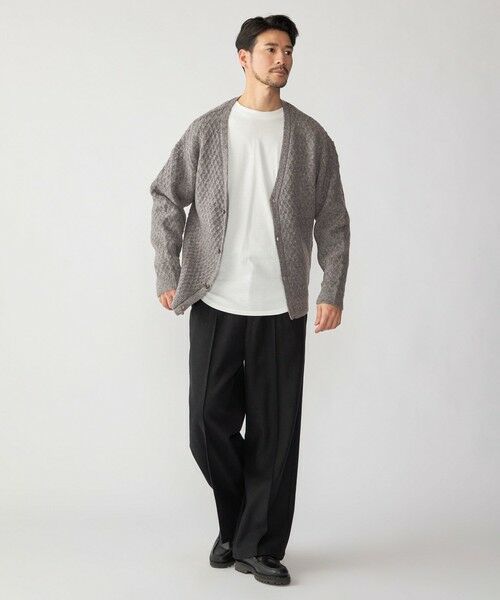 SHIPS / シップス カーディガン・ボレロ | 【WEB限定】SHIPS: 〈手洗い可能〉シャギー レイヤード カーディガン | 詳細1