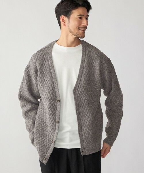 SHIPS / シップス カーディガン・ボレロ | 【WEB限定】SHIPS: 〈手洗い可能〉シャギー レイヤード カーディガン | 詳細3