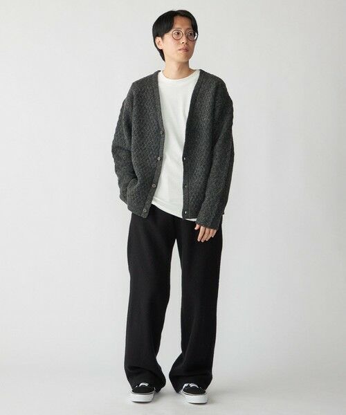 SHIPS / シップス カーディガン・ボレロ | 【WEB限定】SHIPS: 〈手洗い可能〉シャギー レイヤード カーディガン | 詳細8