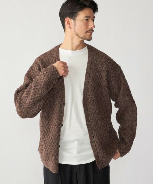 SHIPS / シップス カーディガン・ボレロ | 【WEB限定】SHIPS: 〈手洗い可能〉シャギー レイヤード カーディガン | 詳細14