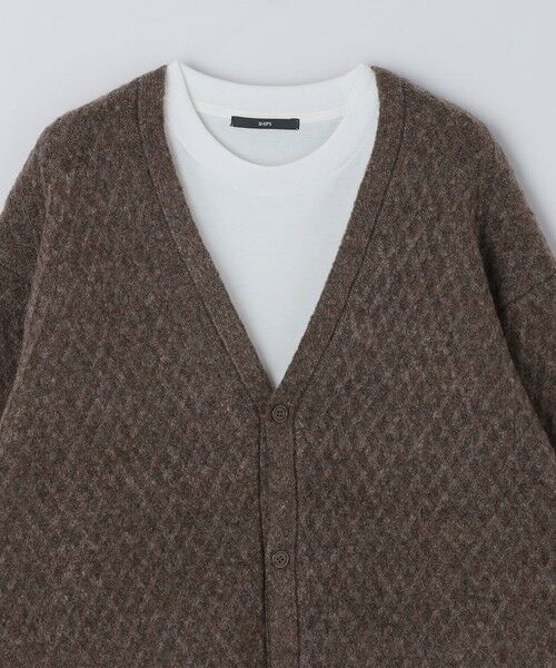 SHIPS / シップス カーディガン・ボレロ | 【WEB限定】SHIPS: 〈手洗い可能〉シャギー レイヤード カーディガン | 詳細16