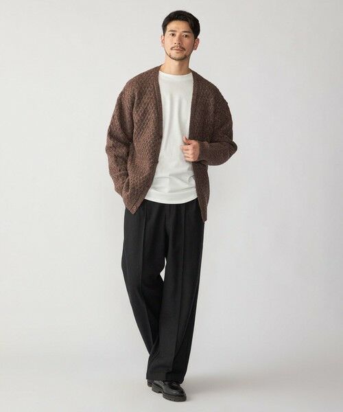 SHIPS / シップス カーディガン・ボレロ | 【WEB限定】SHIPS: 〈手洗い可能〉シャギー レイヤード カーディガン | 詳細12