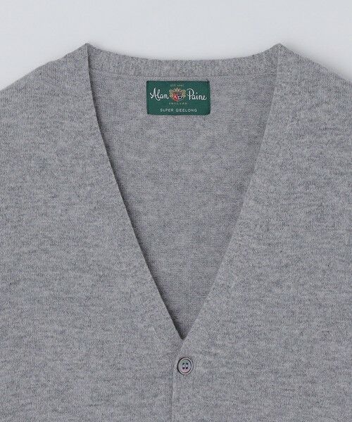 SHIPS / シップス カーディガン・ボレロ | ALAN PAINE: ジーロング ウール 12ゲージ Vネック カーディガン | 詳細2