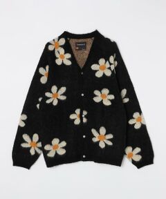 SHIPS / シップス カーディガン・ボレロ | TOWNCRAFT:〈手洗い可能〉総柄 ラグランスリーブ シャギー ニット カーディガン