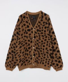 SHIPS / シップス カーディガン・ボレロ | TOWNCRAFT:〈手洗い可能〉総柄 ラグランスリーブ シャギー ニット カーディガン