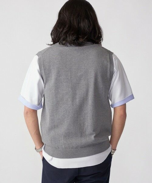 SHIPS / シップス ベスト | SHIPS: 〈手洗い可能〉12ゲージ コットン Vネック ニット ベスト | 詳細13