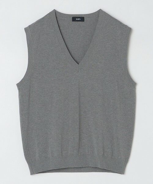 SHIPS / シップス ベスト | SHIPS: 〈手洗い可能〉12ゲージ コットン Vネック ニット ベスト | 詳細17
