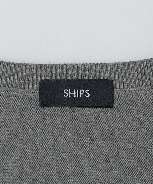 SHIPS / シップス ベスト | SHIPS: 〈手洗い可能〉12ゲージ コットン Vネック ニット ベスト | 詳細19