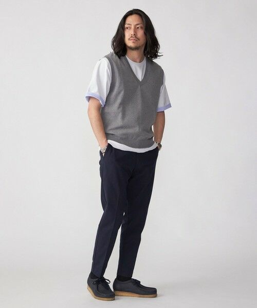 SHIPS / シップス ベスト | SHIPS: 〈手洗い可能〉12ゲージ コットン Vネック ニット ベスト | 詳細10