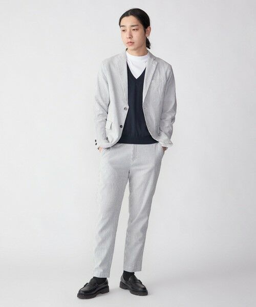 SHIPS / シップス ベスト | SHIPS: 〈手洗い可能〉12ゲージ コットン Vネック ニット ベスト | 詳細23