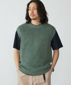 SHIPS / シップス ベスト | SHIPS: サンフェード リネン ニット ベスト