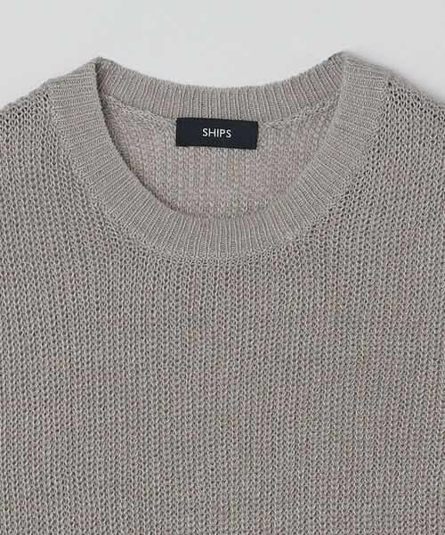 SHIPS / シップス ベスト | SHIPS: サンフェード リネン ニット ベスト | 詳細5