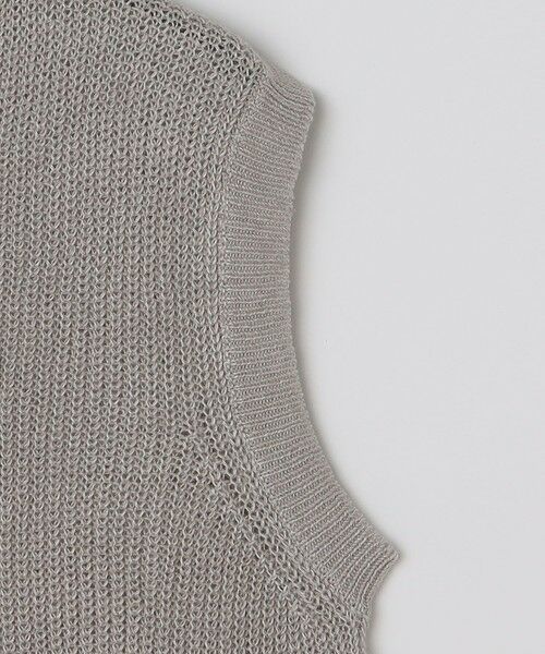 SHIPS / シップス ベスト | SHIPS: サンフェード リネン ニット ベスト | 詳細6