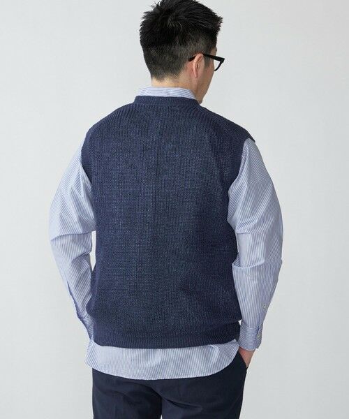 SHIPS / シップス ベスト | SHIPS: サンフェード リネン ニット ベスト | 詳細21