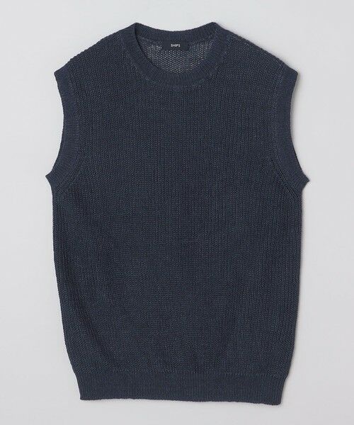 SHIPS / シップス ベスト | SHIPS: サンフェード リネン ニット ベスト | 詳細23
