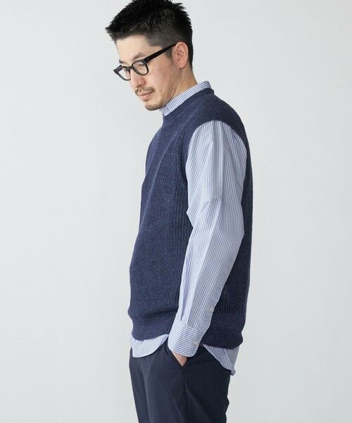 SHIPS / シップス ベスト | SHIPS: サンフェード リネン ニット ベスト | 詳細20