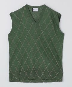 SHIPS / シップス ベスト | 【SHIPS別注】PERUGINO: リネン インターシャ ベスト