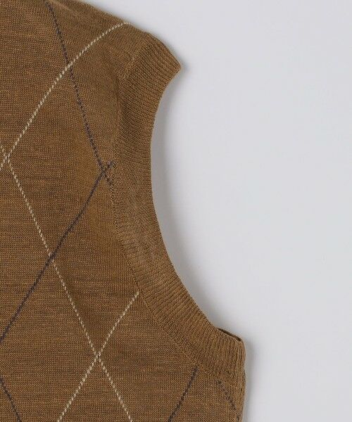 SHIPS / シップス ベスト | 【SHIPS別注】PERUGINO: リネン インターシャ ベスト | 詳細3