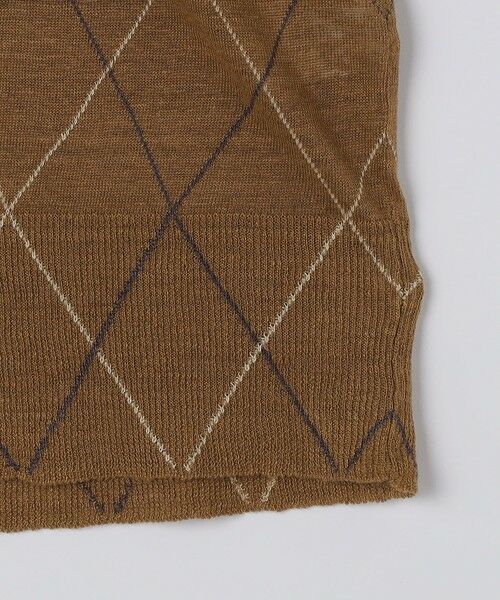 SHIPS / シップス ベスト | 【SHIPS別注】PERUGINO: リネン インターシャ ベスト | 詳細4