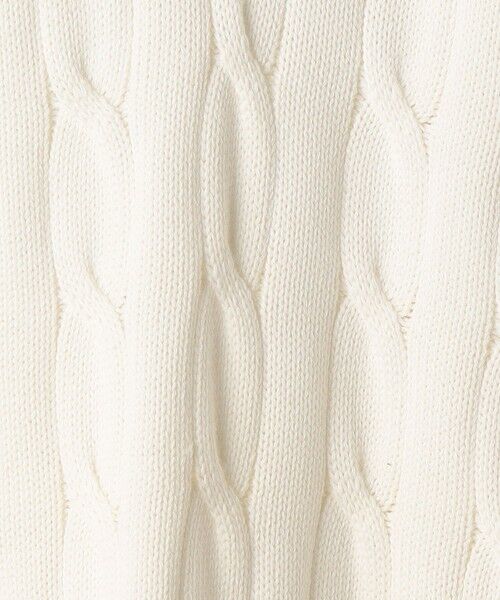 SHIPS / シップス ベスト | ALAN PAINE:7ゲージ クリケット ケーブル Vネック ニットベスト | 詳細1