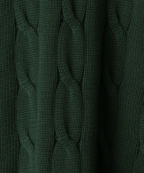 SHIPS / シップス ベスト | ALAN PAINE:7ゲージ クリケット ケーブル Vネック ニットベスト | 詳細3