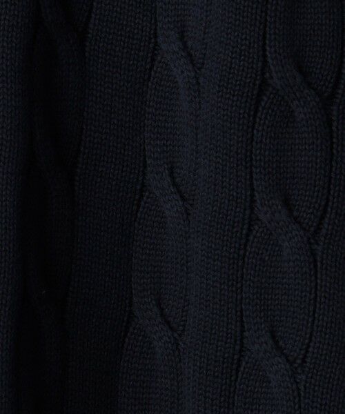 SHIPS / シップス ベスト | ALAN PAINE:7ゲージ クリケット ケーブル Vネック ニットベスト | 詳細9