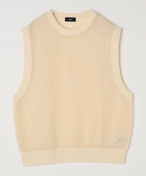 SHIPS / シップス ベスト | SHIPS:〈手洗い可能〉メッシュ ニット ベスト | 詳細3