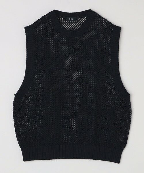 SHIPS / シップス ベスト | SHIPS:〈手洗い可能〉メッシュ ニット ベスト | 詳細21
