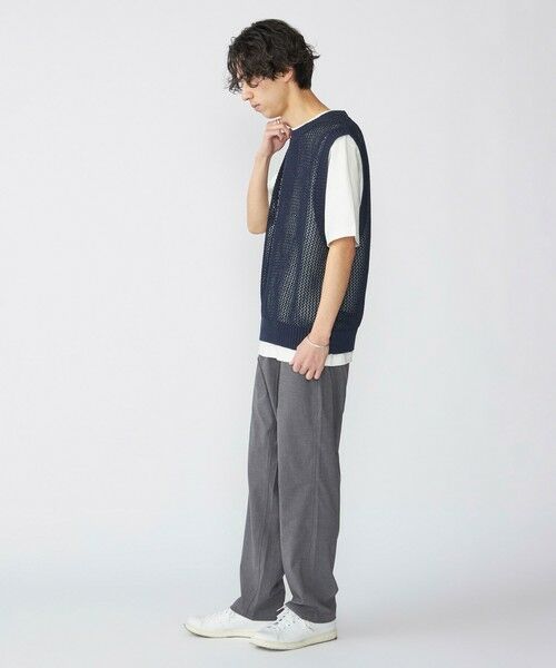 SHIPS / シップス ベスト | SHIPS:〈手洗い可能〉メッシュ ニット ベスト | 詳細15