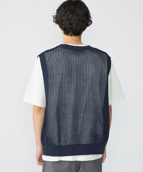 SHIPS / シップス ベスト | SHIPS:〈手洗い可能〉メッシュ ニット ベスト | 詳細19