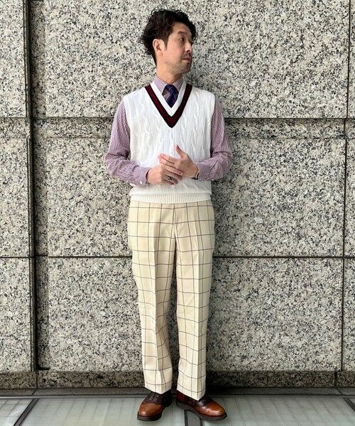 SHIPS / シップス ベスト | 【Southwick別注】Alan Paine: Wool Cricket Vest | 詳細4