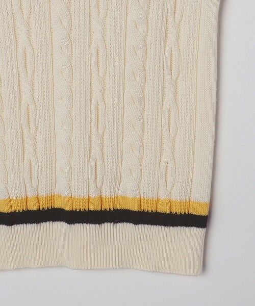 SHIPS / シップス ベスト | SHIPS: 奥山メリヤス チルデン ニット ベスト | 詳細6