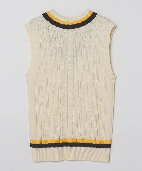 SHIPS / シップス ベスト | SHIPS: 奥山メリヤス チルデン ニット ベスト | 詳細8