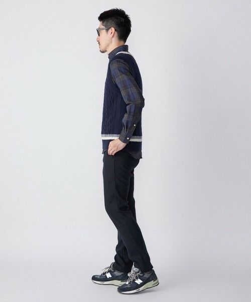 SHIPS / シップス ベスト | SHIPS: 奥山メリヤス チルデン ニット ベスト | 詳細15