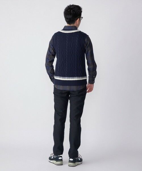 SHIPS / シップス ベスト | SHIPS: 奥山メリヤス チルデン ニット ベスト | 詳細16