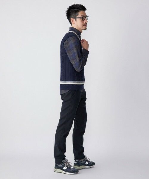 SHIPS / シップス ベスト | SHIPS: 奥山メリヤス チルデン ニット ベスト | 詳細17