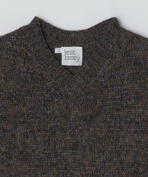 SHIPS / シップス ベスト | 【SHIPS別注】knitbrary: アルパカ Vネック ニットベスト | 詳細3