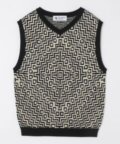 SHIPS / シップス ベスト | City Ambient Products:〈手洗い可能〉ジオメトリック ジャカード ニット ベスト