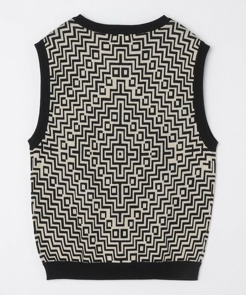 SHIPS / シップス ベスト | City Ambient Products:〈手洗い可能〉ジオメトリック ジャカード ニット ベスト | 詳細2