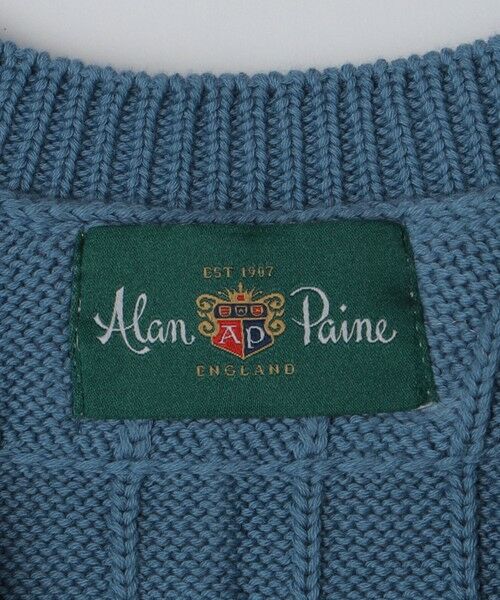 SHIPS / シップス ベスト | ALANPAINE: 7ゲージ ケーブル編み コットン クリケット ニット ベスト | 詳細5