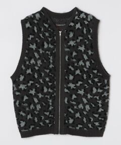 SHIPS / シップス ベスト | TOWNCRAFT:〈手洗い可能〉ヴィンテージ パターン 総柄 シャギー ニット ベスト