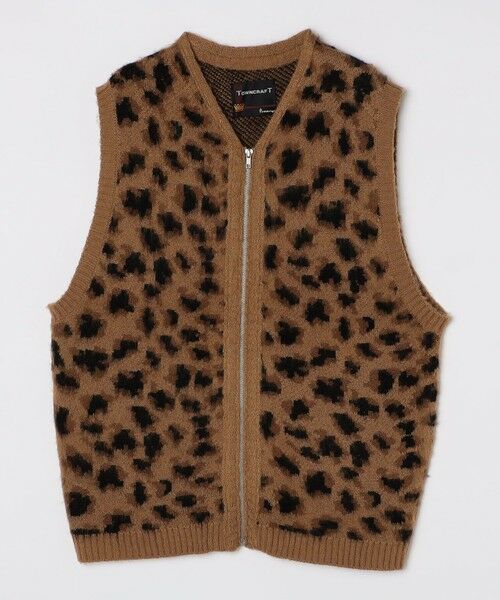 SHIPS / シップス ベスト | TOWNCRAFT:〈手洗い可能〉ヴィンテージ パターン 総柄 シャギー ニット ベスト | 詳細15