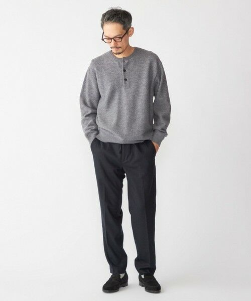 SHIPS / シップス ニット・セーター | SHIPS: ヘビー ボイルド ヘンリーネック ニット | 詳細1