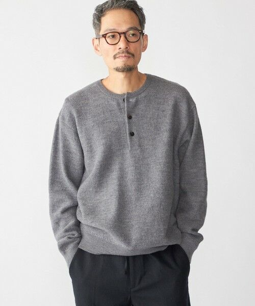 SHIPS / シップス ニット・セーター | SHIPS: ヘビー ボイルド ヘンリーネック ニット | 詳細2