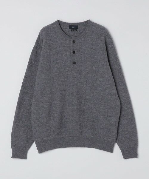 SHIPS / シップス ニット・セーター | SHIPS: ヘビー ボイルド ヘンリーネック ニット | 詳細3