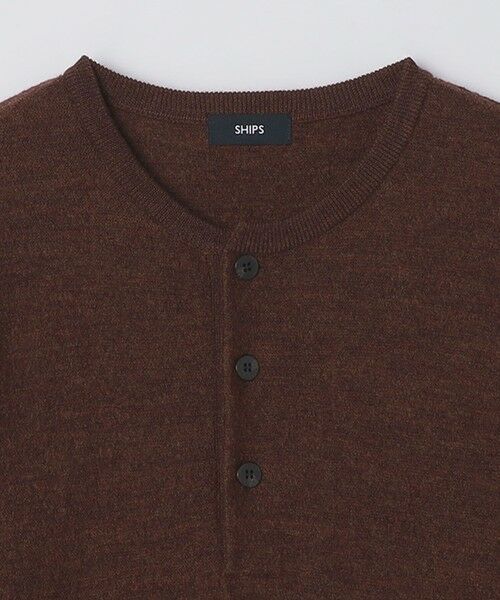 SHIPS / シップス ニット・セーター | SHIPS: ヘビー ボイルド ヘンリーネック ニット | 詳細9